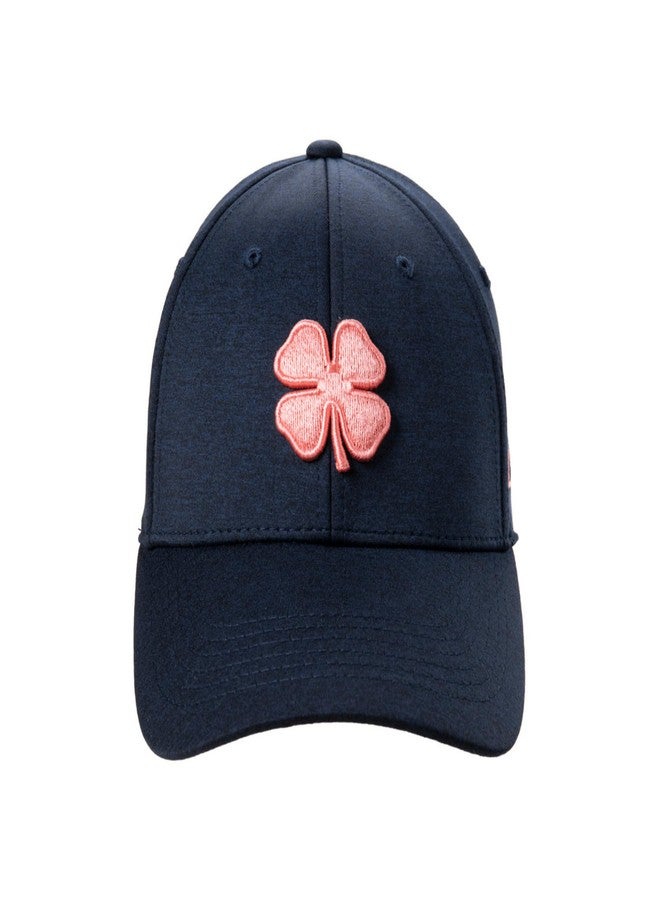 Black Clover Lucky Heather Rose S/M Navy Hat with Rose HD Clover Patch
